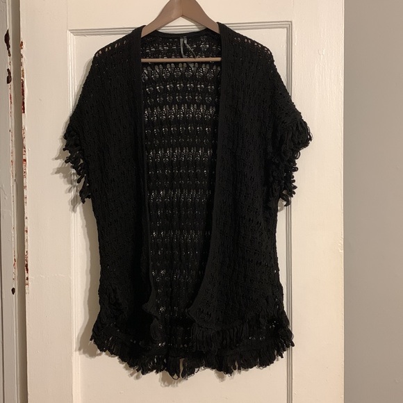 ✨ NWOT Anthropologie The Stitched Kimono Sz L - Picture 4 of 5